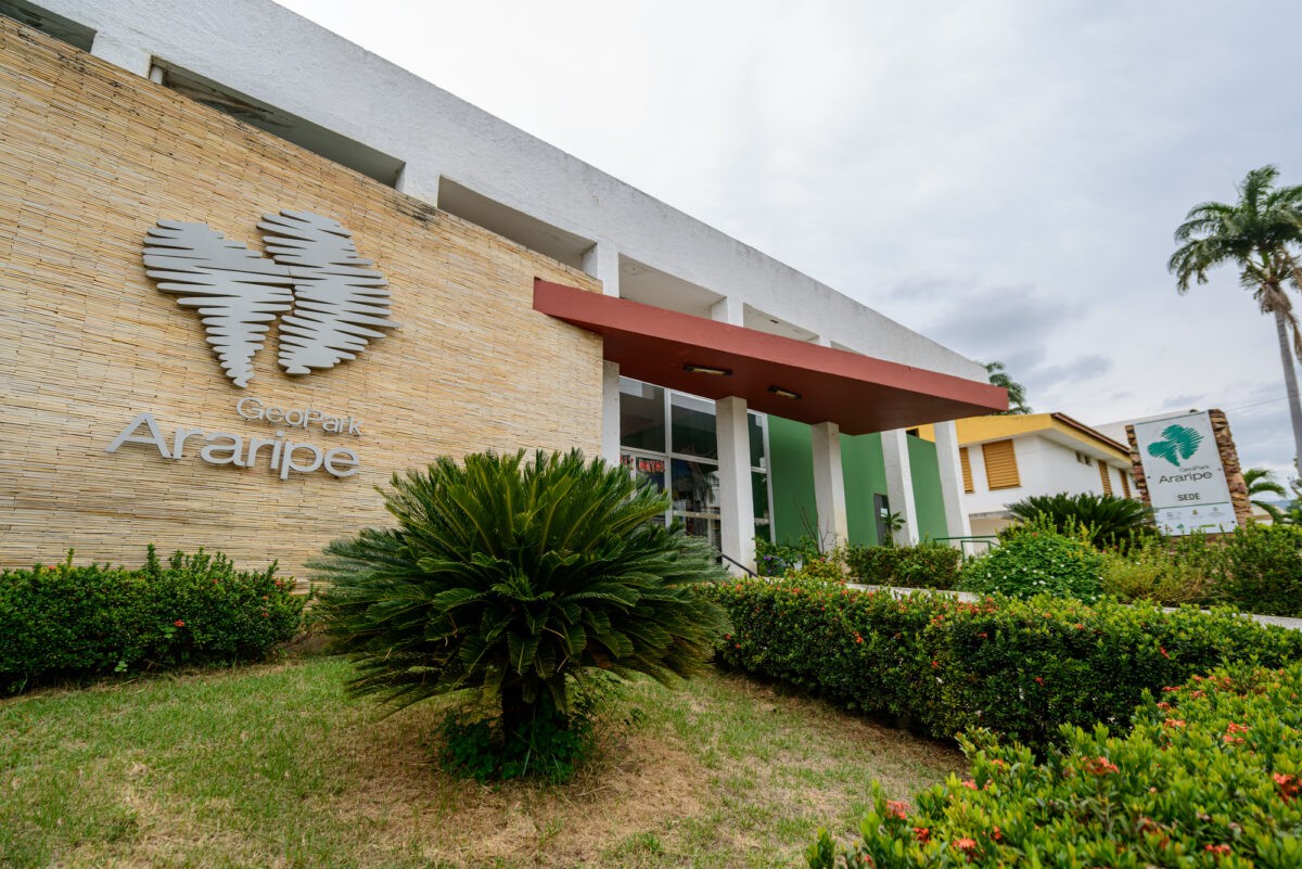 GeoPark Museum Araripe, Crato, Ceara State, Brazil on December 23, 2020. Main facade.