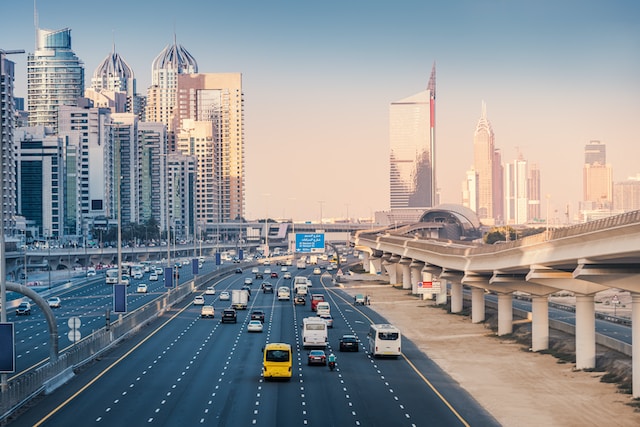 aerial dubai photo