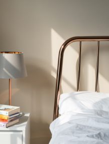 single bed with furniture