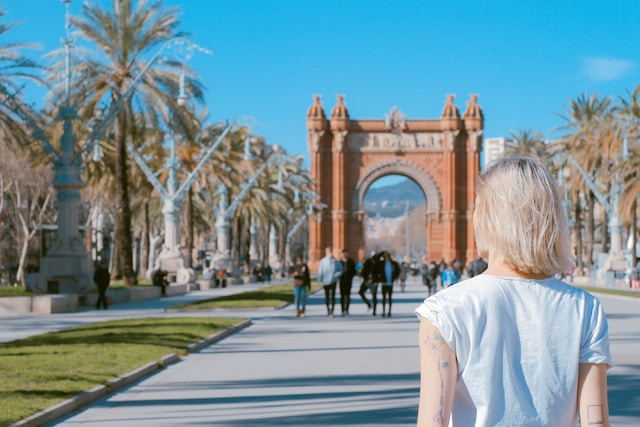 woman in barcelona